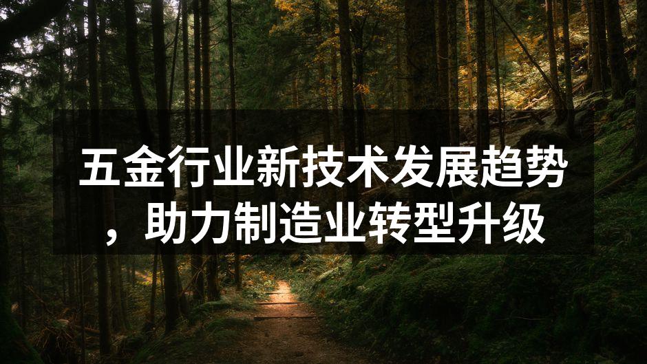 五金行业设备自动化生产线